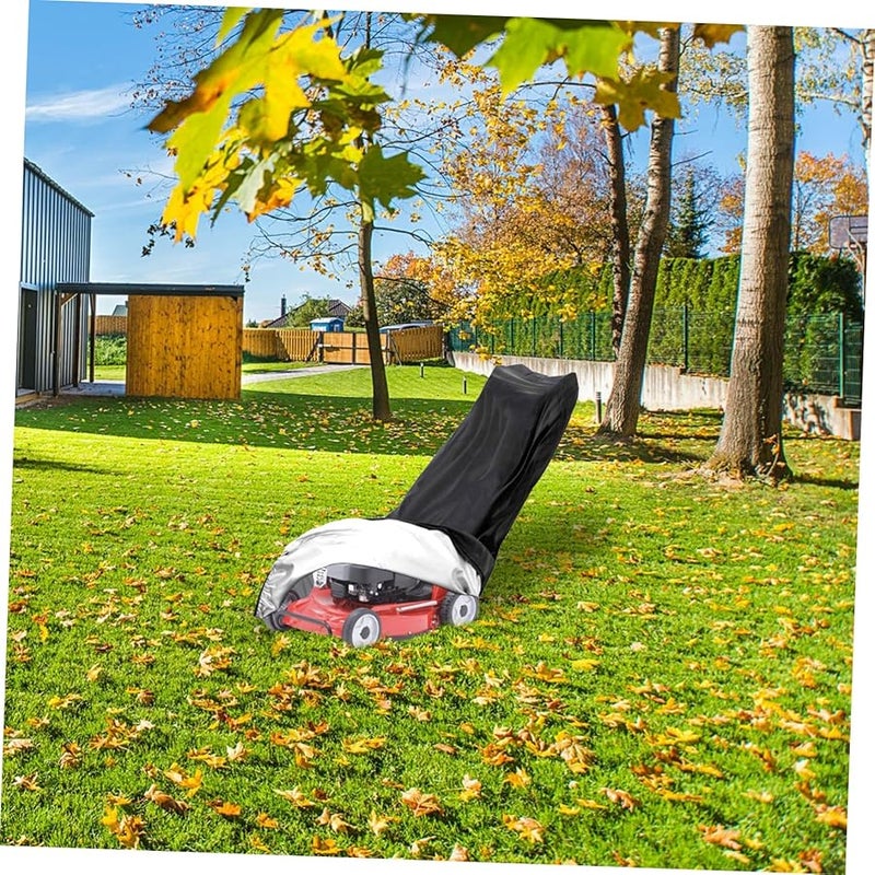 Heavy Duty Waterproof Lawn Mower Cover Outdoor Storage Bag Sun Resistant Fits Most - Image 2